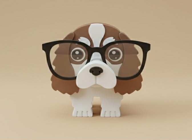 Holder na okulary w kształcie cavaliera - możliwość zawieszenia okularów i odłożenia kluczy czy worków.