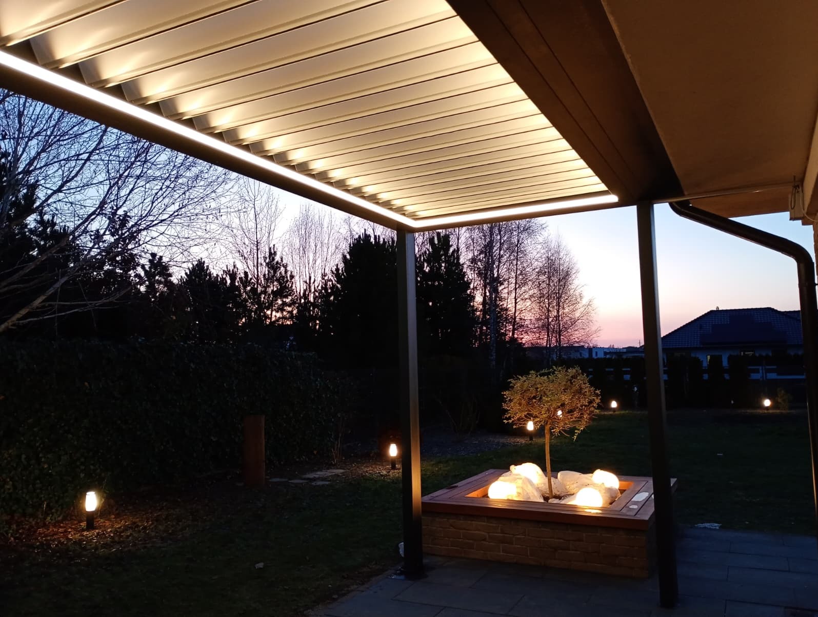 Zabudowa tarasu - Pergola