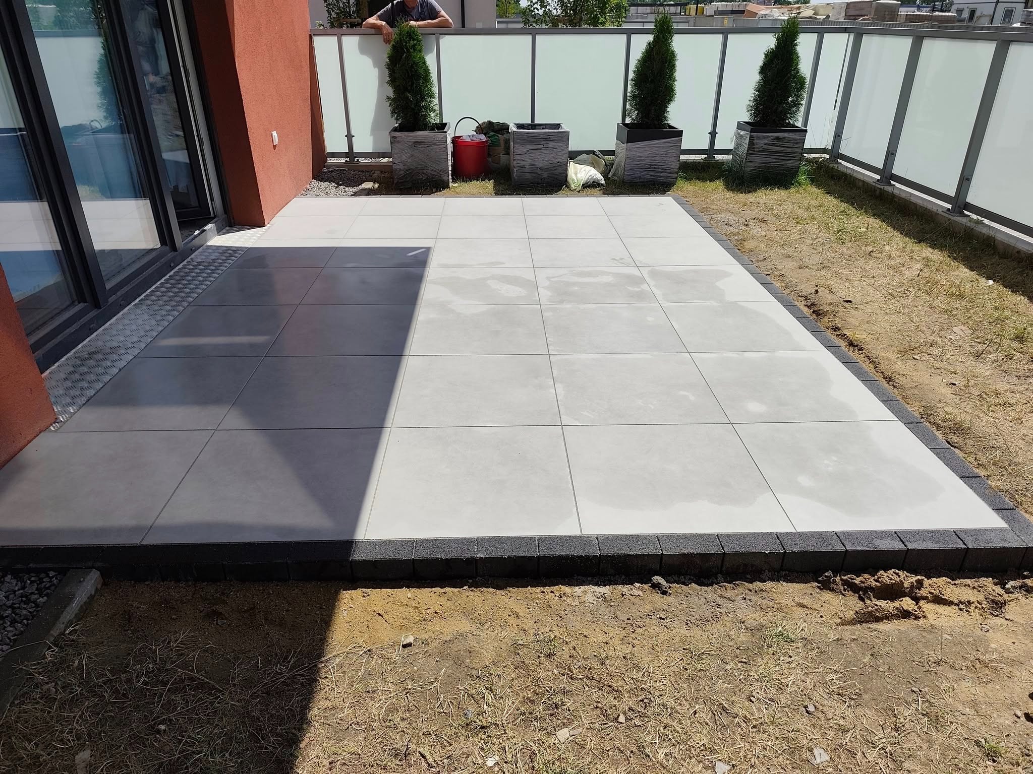 Kostka Brukowa Lubin Dolnośląskie, Układanie kostki brukowej, Brukarz, Podjazd, taras