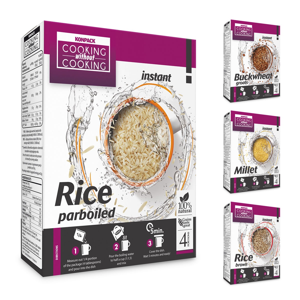 Projekty linii opakowań. Klient: Konpack