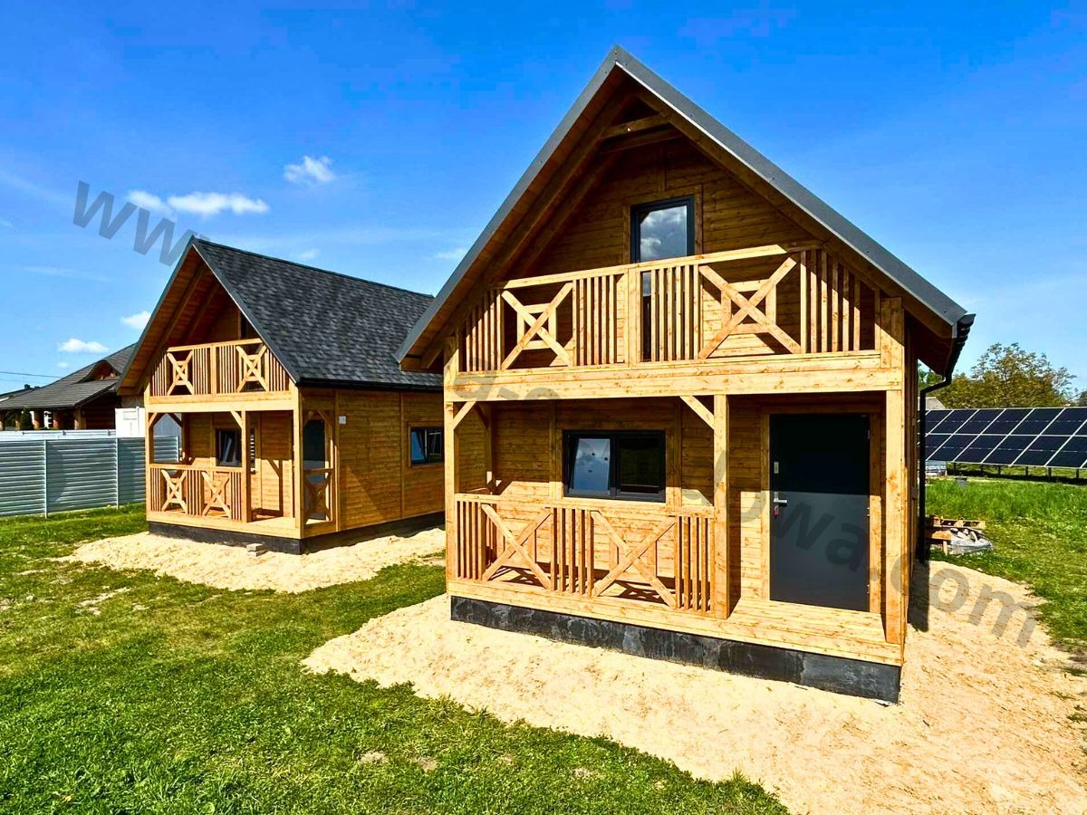Drewniane domki letniskowe