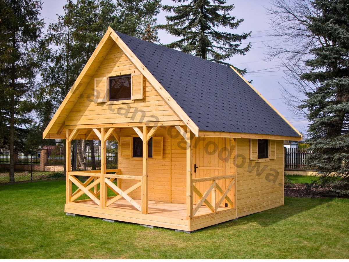 Domek letniskowy z drewna