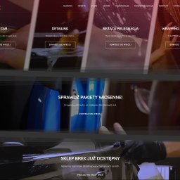 jeden  z projektów dla klienta strona brex.com.pl