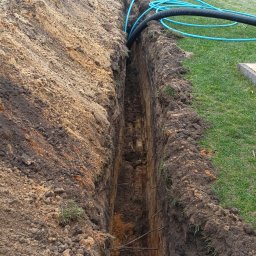 Wykop pod szamba Kotuń 1