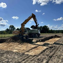 Niwelacja terenu Głuchów 2