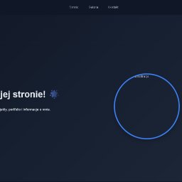 Jest to design mojej strony portfolio którą niedługo będę publikować 