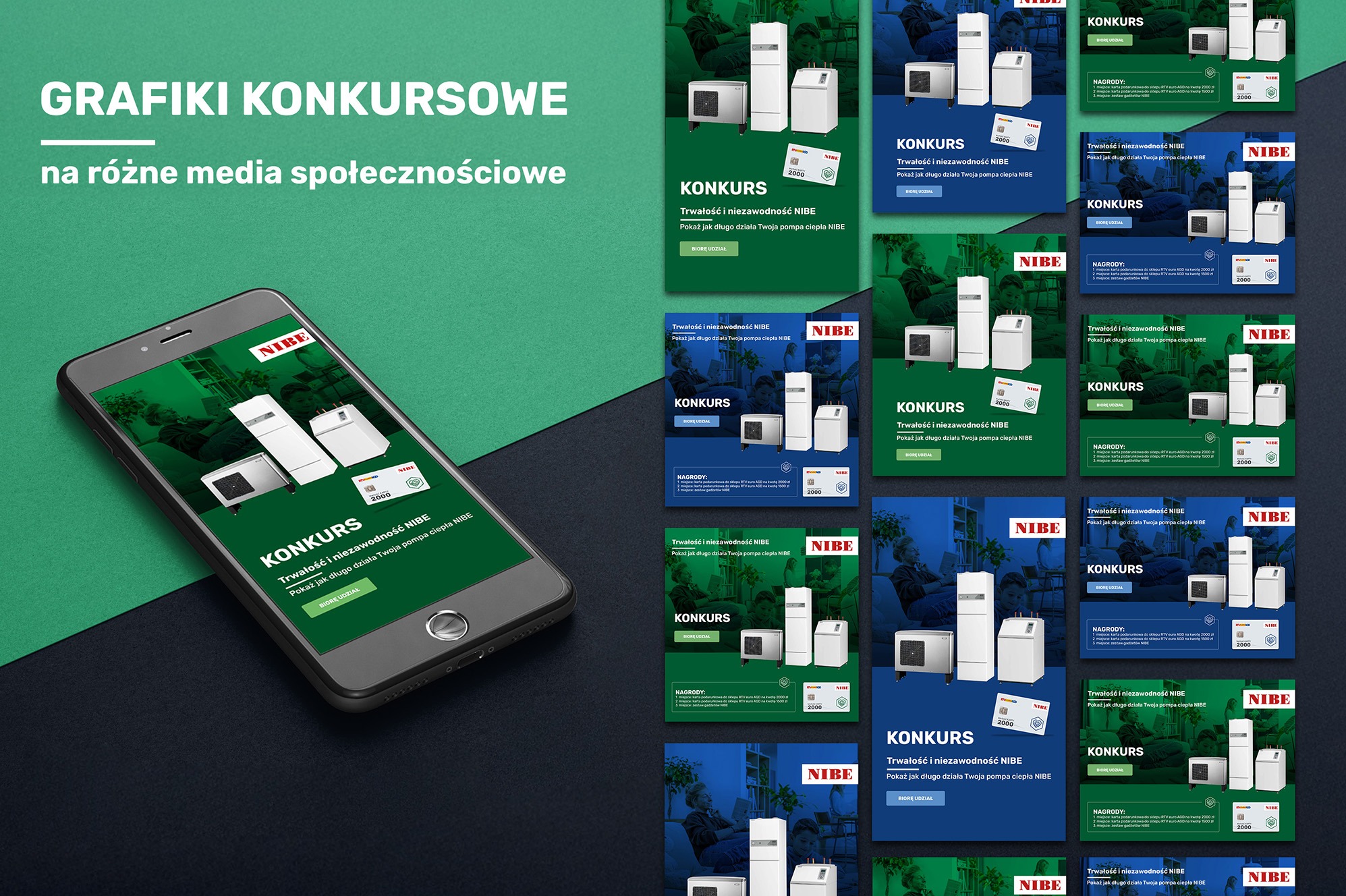 Seria grafik na social media