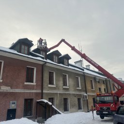 Odśnieżanie dachów Dołhobyczów 1