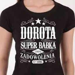 Oto przykładowe wykonanie printa/grafiki na koszulkę do sklepu e-commerce .