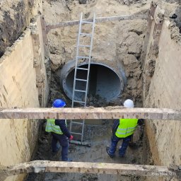 Przyłącze wod kan Karczyn 4