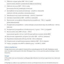 Szkolenia BHP Kliniska Wielkie 1