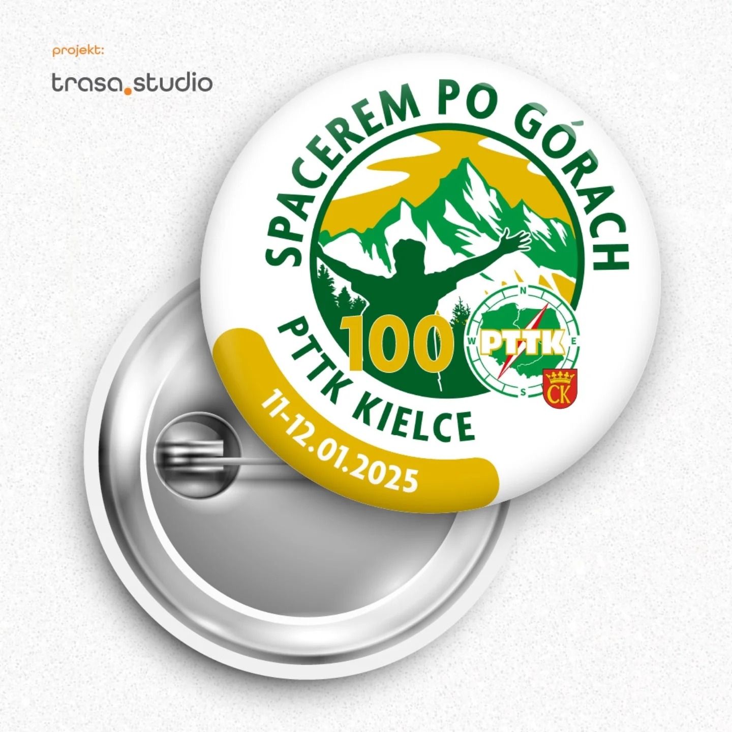 Projekt znaczna na cykl wycieczek górskich.