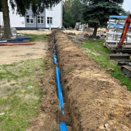 Niwelacja terenu Polkowice 2