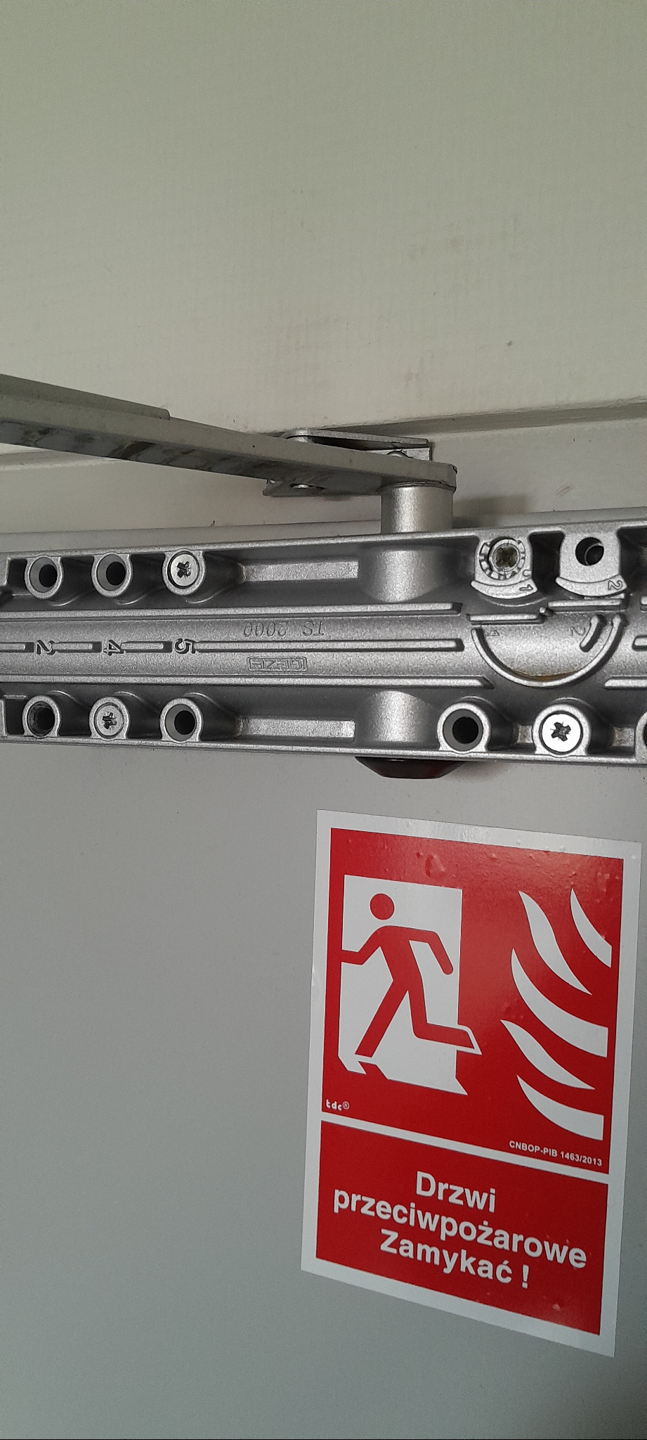 Naprawa samozamykacza drzwi wejściowych