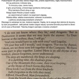Fragment książki “The War of The Ring” autorstwa J. R. R. Tolkien, str. 305.