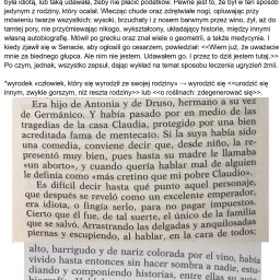 Fragment książki “Historia de Roma” autorstwa Indro Montanelli, str. 291-292.