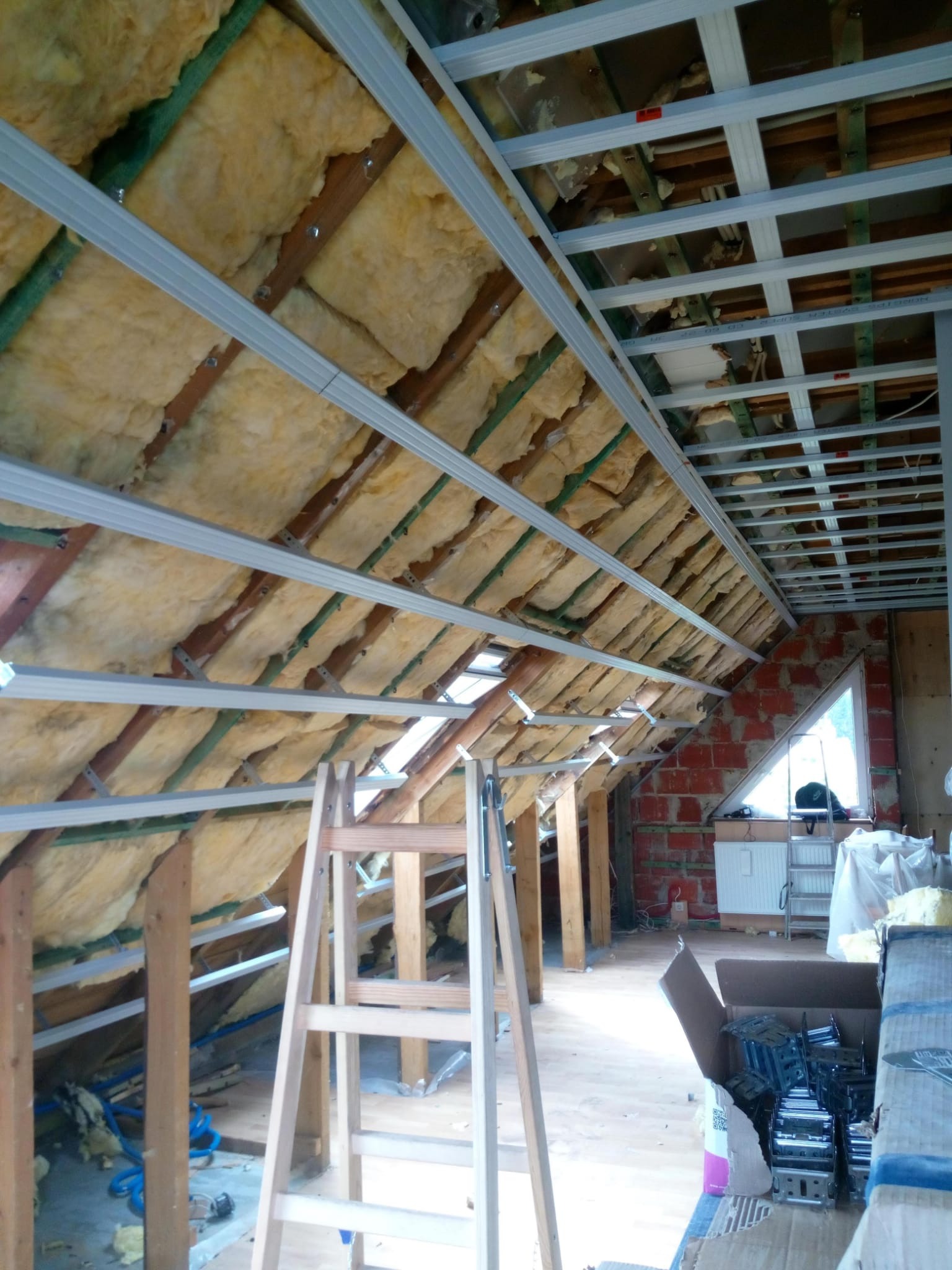 zabudowa poddasza wraz z ociepleniem