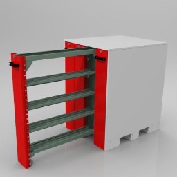 Projekt szafki na stemple i matryce.