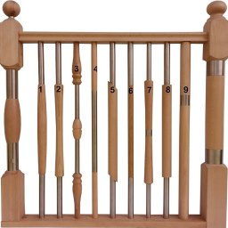 DREW-STOL Wyroby z drewna Kamil Ogorzelski - Balustrady drewno łączone z rurą ze stali nierdzewnej.