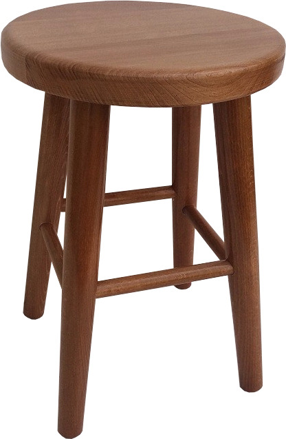 Taborety drewniane bukowe. Siedzisko okrągłe lub kwadratowe. Wysokość 30cm, 45cm, 60cm.