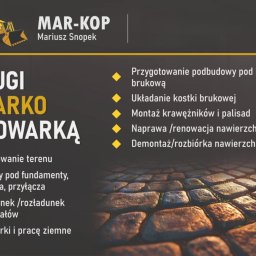 Układanie kostki brukowej Bodzentyn 1