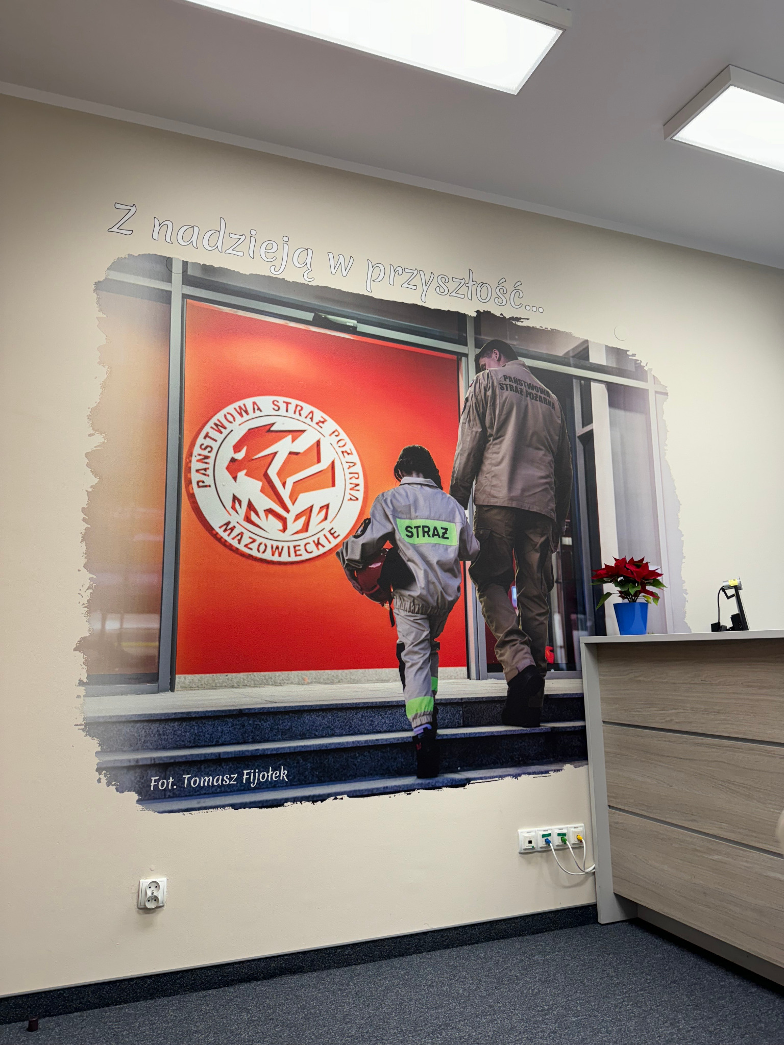 Nadruk w jednostce Straży Pożarnej