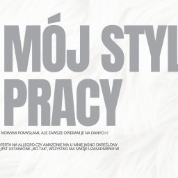 Michał Haberla - Mój styl pracy: analityczny, nastawiony na wynik, partnerski, rozwojowy, dokładny. Mężczyzna w koszuli z założonymi rękami na tle tekstu.