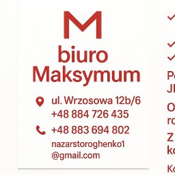 Nazar Storozhenko - Firma Księgowa Wrocław