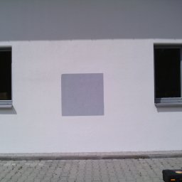 BAUTER ONE SPÓŁKA Z OGRANICZONĄ ODPOWIEDZIALNOŚCIĄ - elewacja z pozostawionym kwadratem bez powłoki