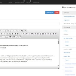 Edycja treści - Prosty i intuicyjny Panel Administracyjny