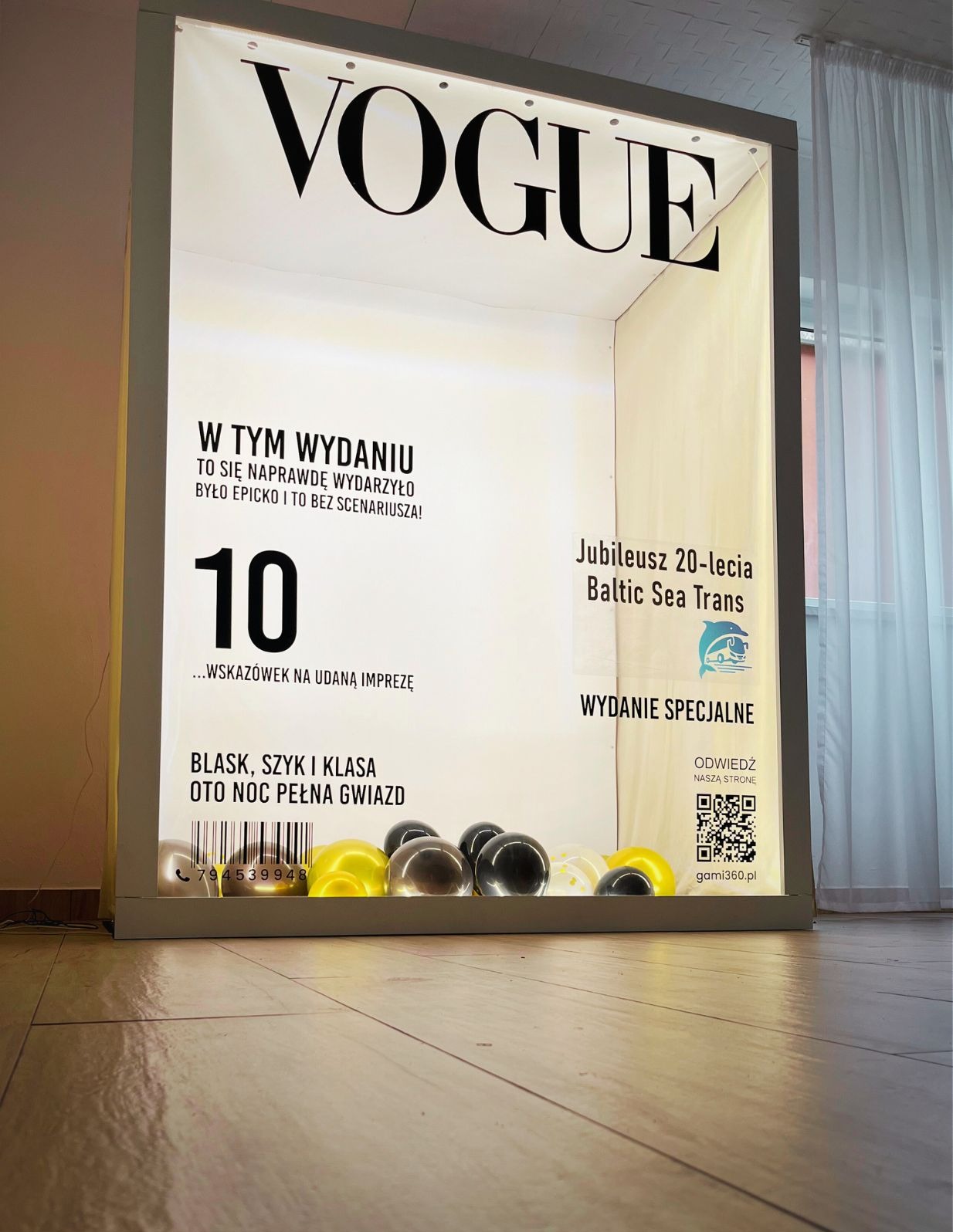 Fotobox Vogue - zdjęcia jak z okładki znanego czasopisma