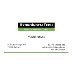 Hydro Instal Tech - Naprawy Hydrauliczne Barlinek