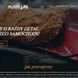 Stworzyliśmy stronę dla klienta usług detailingowych - glosslab.com.pl