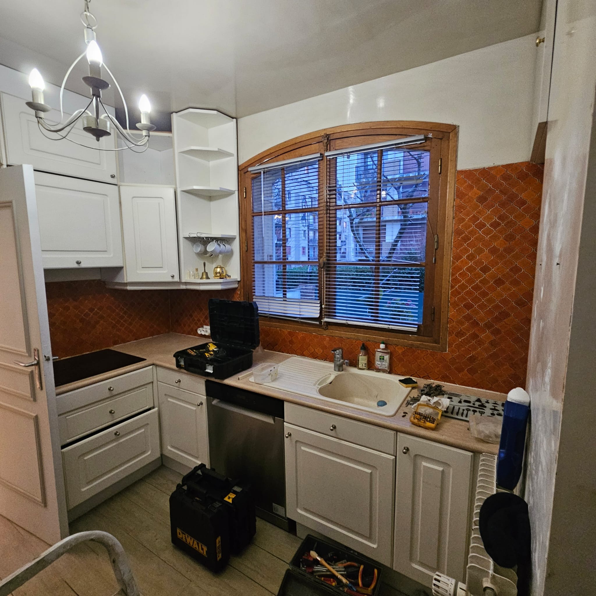 Kuchnia przed,w trakcie i po remoncie