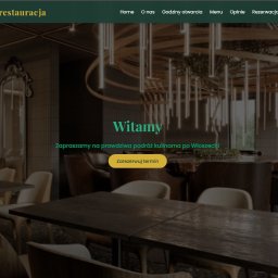 Przykładowa strona restauracji - strona główna