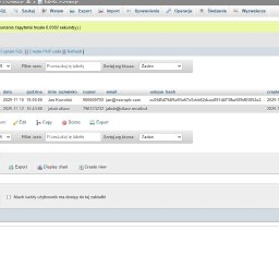 Przykładowa strona restauracji - baza danych z rezerwacjami