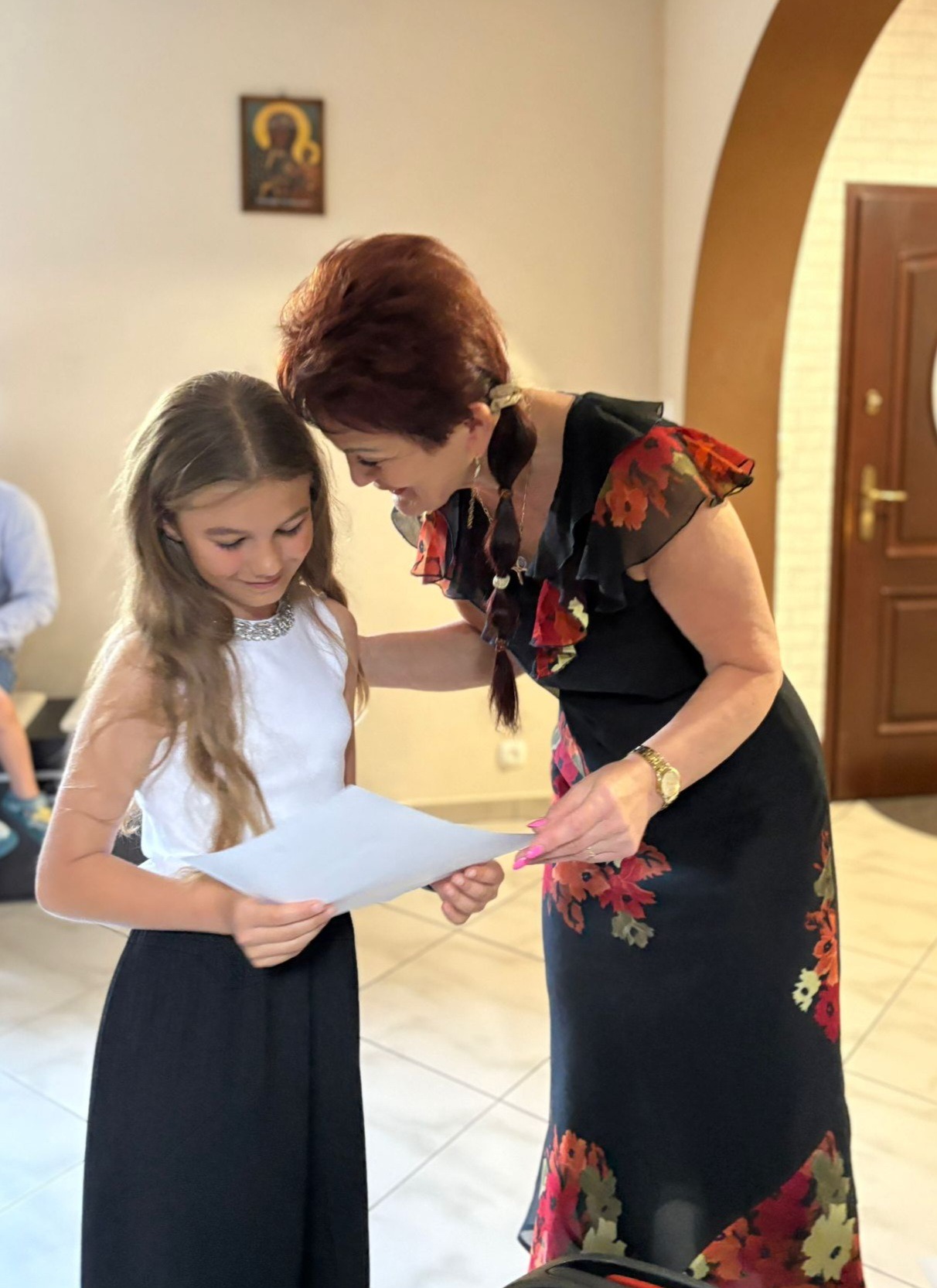 Świadectwa ukończenia klasy.