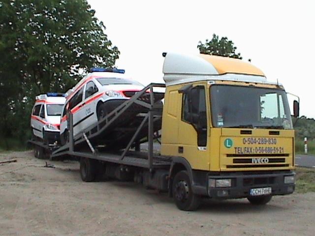 transport samochodów