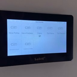 System alarmowy z manipulatorem LCD