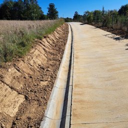 Przyłącze wod kan Łęki 4