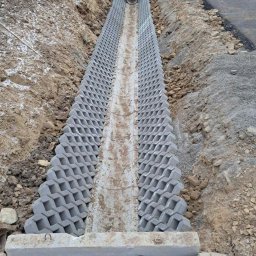 Przyłącze wod kan Łęki 1