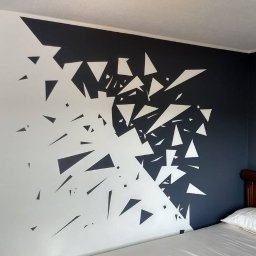 OU Kreacje - Szalony rozprysk geometryczny w dwóch kolorach. 5-10m2 - 500-800 pln