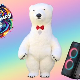 Ten uroczy, biały miś XXL z pewnością rozkręci każdą imprezę i sprawi, że Wasze wydarzenia będą jeszcze bardziej niezapomniane. Niezależnie od okazji.  