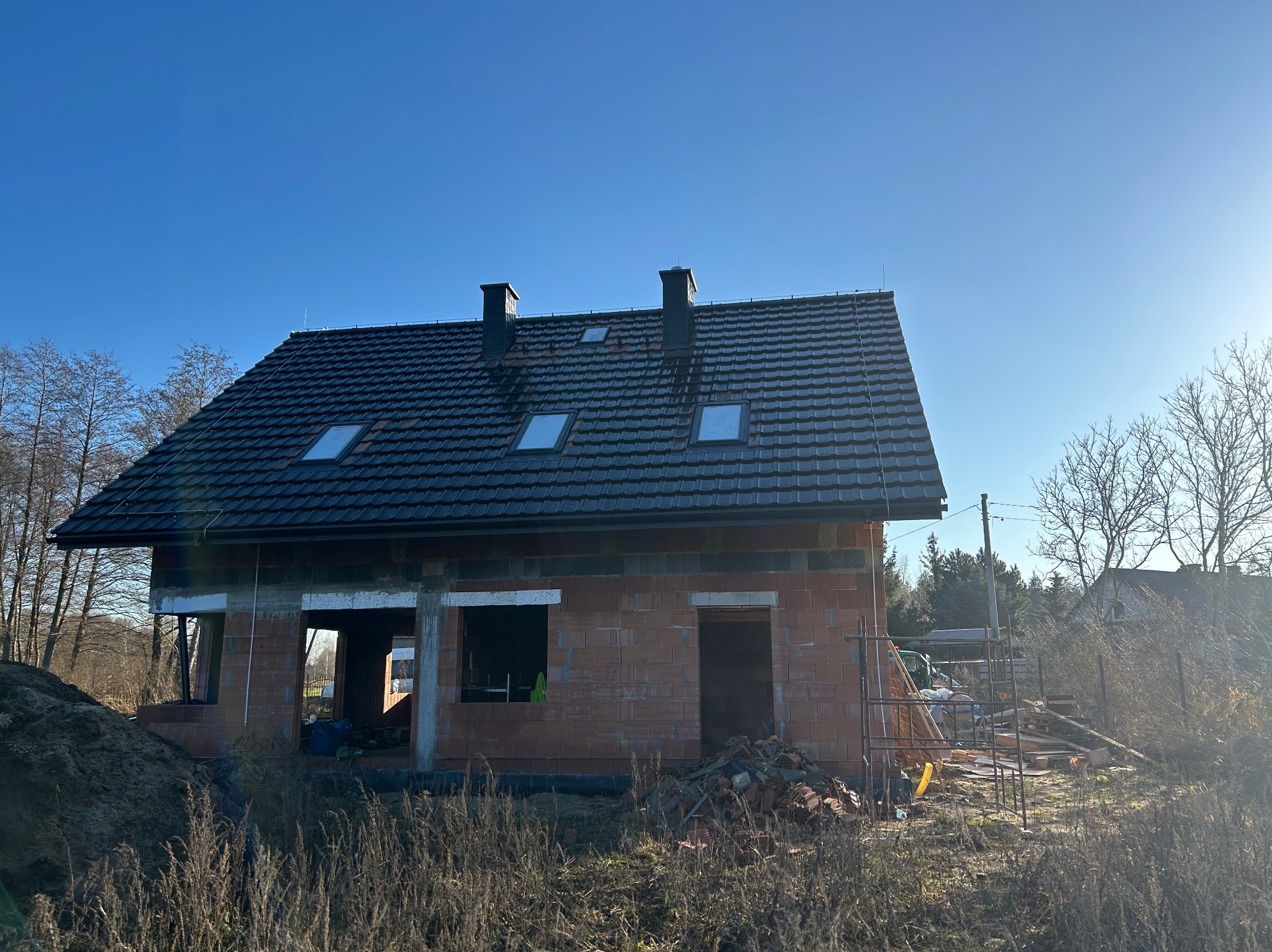 Realizacja dachu w miejscowości Dobrzyń. Grudzień 2025