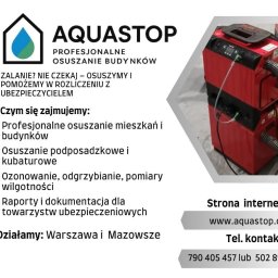 DANIEL BARTOSIEWICZ AQUASTOP PROFESJONALNE OSUSZANIE BUDYNKÓW - Doskonałe Osuszanie Legionowo