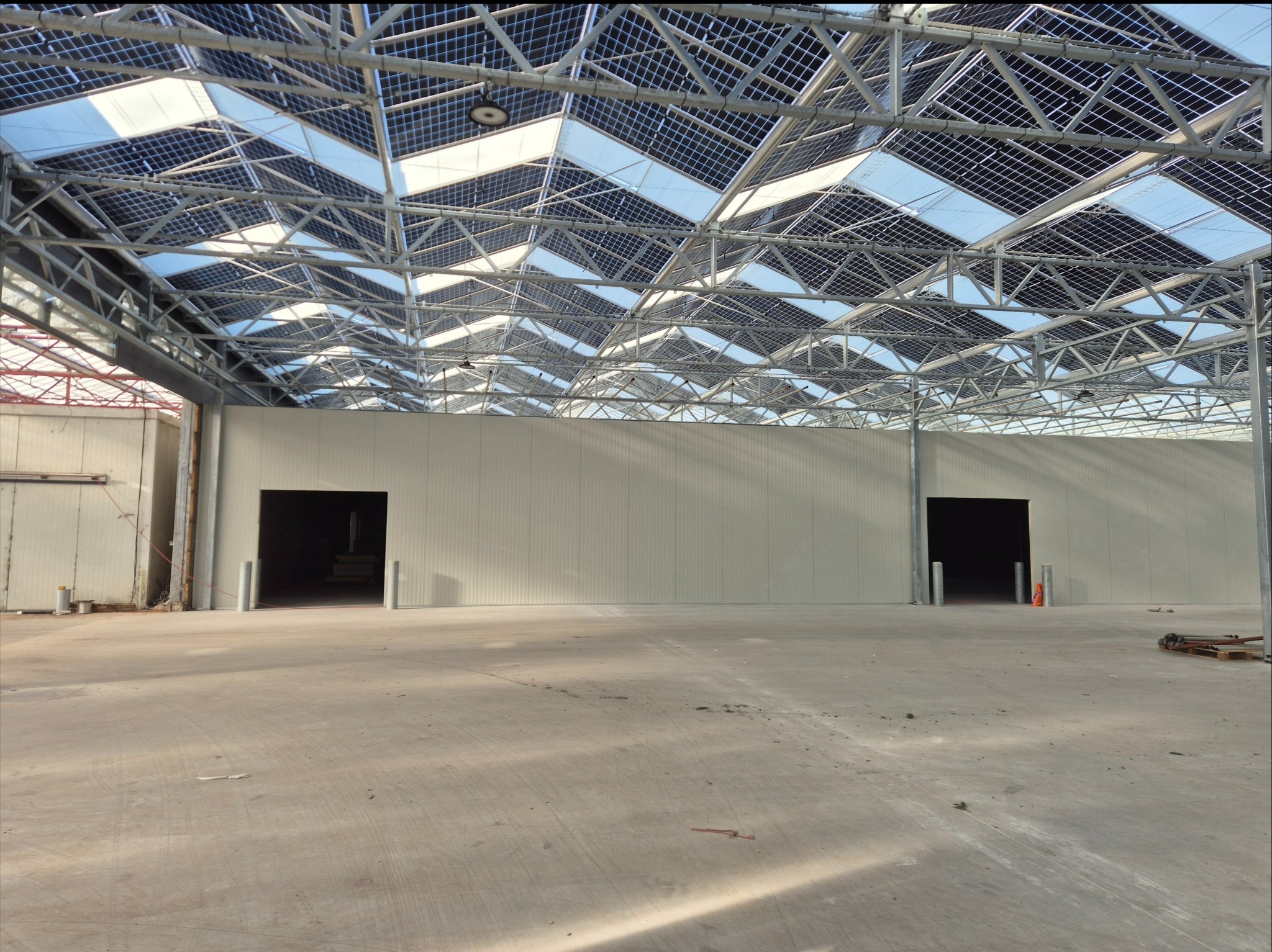 Chlodnia na kwiaty w szklarni