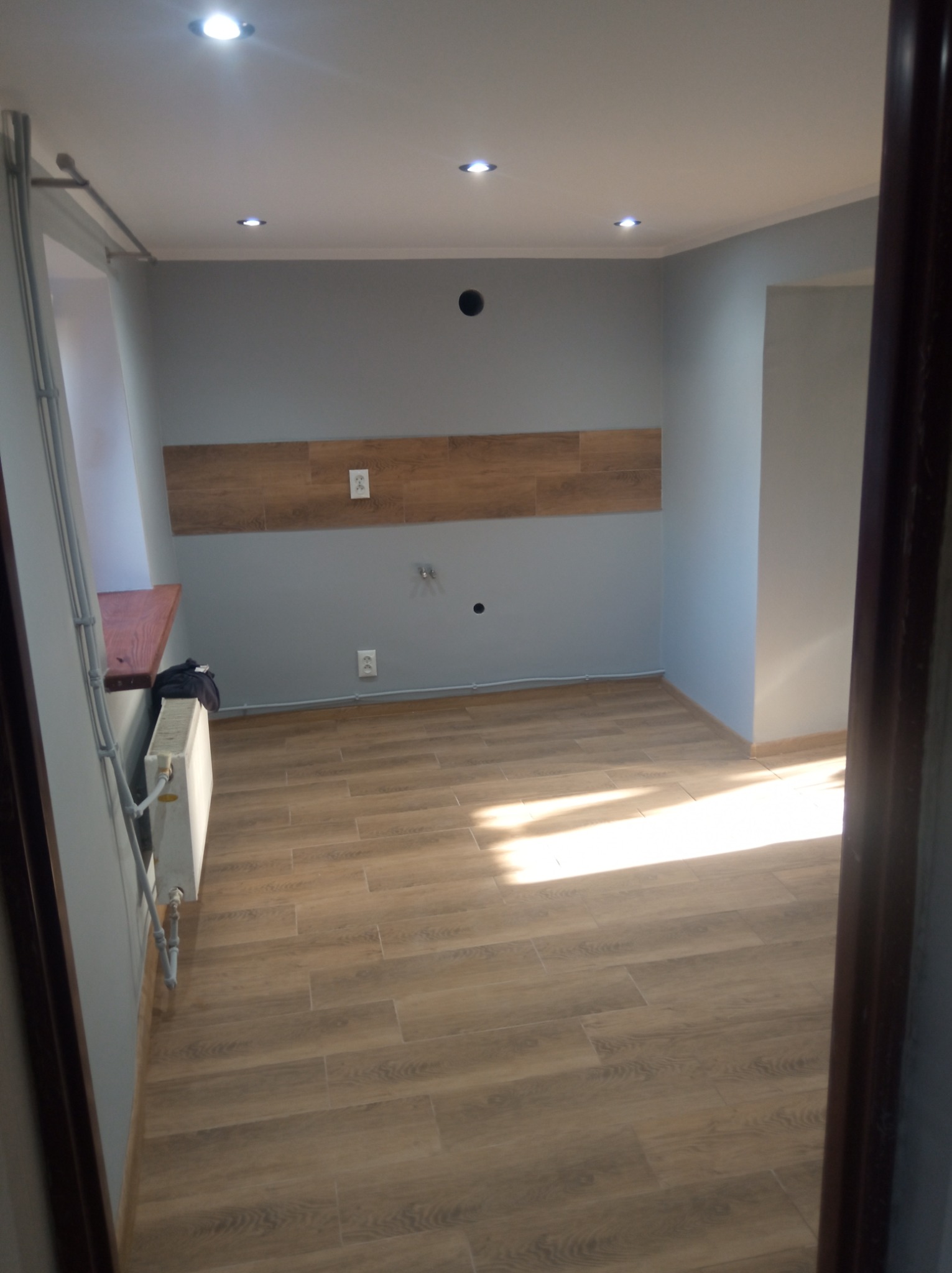 Kuchnia przed i po wykonaniu