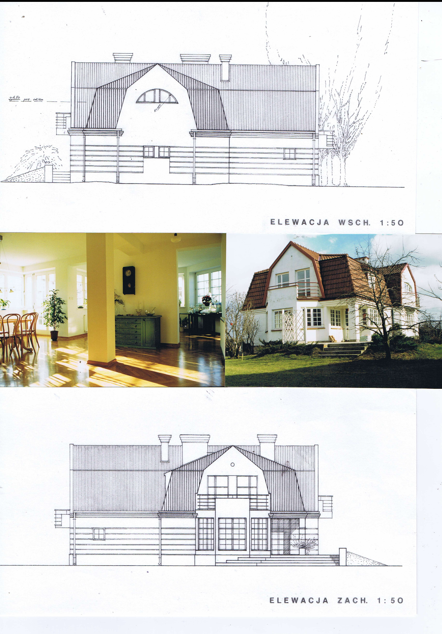 Dom w Wilanowie zrealizowany w 2013.