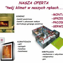 Montaż kominka obudowy wkłady rozprowadzenie ciepła z kominka DGP płaszcz wodny