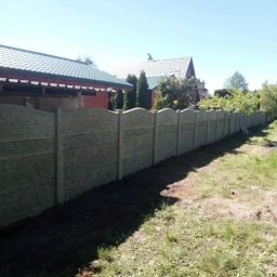 ogrodzenie betonowe wykonane przez firme jar-bet jarosław trzaskowski